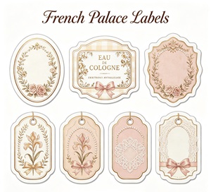 Eco-Friendly Custom scratch off <b>stickers</b> Vintage French Labels decorative vinyl <b>Stickers</b> for packing and decorative - Product Image 2