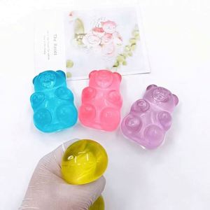 Wholesale <b>Gummy</b> <b>Bear</b> Sensory Fidget Toy with Jelly Stress-relieving Toy <b>Gummy</b> <b>Bear</b> Maltose <b>Bear</b> Taba Squishy Toys Kids Pary Gift - Product Image 2
