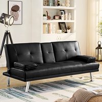 Canapés de salon avec porte-gobelet, divan pliable, pliable, bon marché, échantillon gratuit