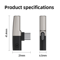 Câble adaptateur USB Type C vers prise jack 3,5 mm pour écouteurs et chargeur pour iPhone 17 Samsung Xiaomi – Convertisseur audio 3,5 mm