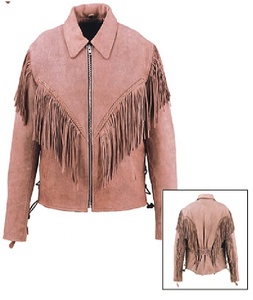 CHAQUETAS DE CUERO PARA MUJER, ABRIGOS DE MOTO CON FLECOS, MODELO DE MOTO, VENTA AL POR MAYOR, 2017 - Product Image 1