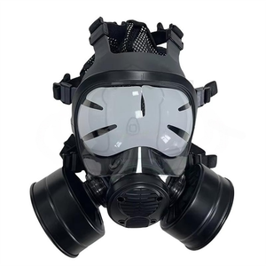 Máscara de Gas de Cara Completa con Certificación CE, Protección Contra Pintura en Aerosol, Pulido, Polvo, Pesticidas y Productos Químicos, para Emergencias y Supervivencia - Product Image 6