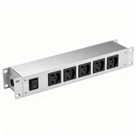 PDU intelligent 1U pour montage en rack, 8 prises 32A 220V C13 C19, surveillance à distance SNMP IP, mesure de la consommation, PDU intérieur pour centre de données