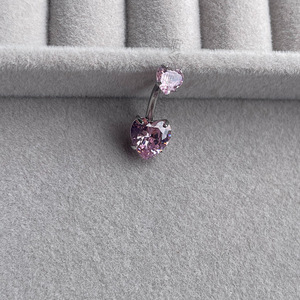 <span class=keywords><strong>Piercing</strong></span> all'<span class=keywords><strong>Ombelico</strong></span> in Acciaio Inox Placcato <span class=keywords><strong>Argento</strong></span>, Anello a Cuore per <span class=keywords><strong>Ombelico</strong></span>, Gioiello per il Corpo da Donna, Regalo per Matrimoni e Feste - Product Image 4