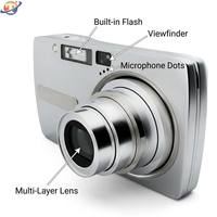 Boîtier de caméra en aluminium usiné CNC, coque compacte pour appareil photo numérique, couverture de boîtier de caméra numérique, OEM ODM, couleur personnalisée disponible