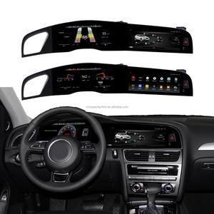Radio para Auto con Pantalla Dual de 12.3''+10.25'', Panel Digital, GPS, Navegación, Reproductor Multimedia, Carplay para Audi A4 2009-2016 LHD - Product Image 1