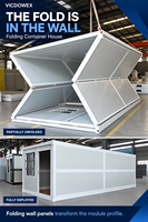 Conteneur pliable de 20 pieds de type X, assemblage rapide, clinique mobile préfabriquée, hôpital d'urgence, bâtiment médical, entrepôt