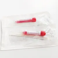 Tubo de amostragem médica estéril descartável, tubo de amostragem inativado descartável