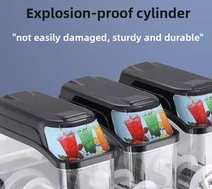 Máquina Comercial Automática de Granizados de Acero Inoxidable con <span class=keywords><strong>Triple</strong></span> Tanque, Grado Alimenticio, Certificación ISO, Capacidad de 15L, Dispensador de Frutas Margaria - Product Image 5