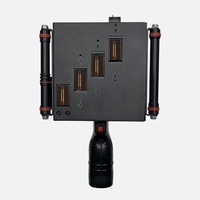 Máquina de codificación inteligente industrial Impresora de inyección de tinta portátil de caracteres grandes de 100mm para embalaje Fecha de producción de bolsas de cartón