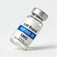 Étiquettes en vinyle premium résistantes à l'huile 3ml 5ml 10ml pour peptides de musculation et l'industrie du fitness