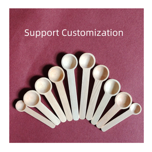 Precio barato Nueva cuchara medidora Utensilio Cucharas Bambú Madera Café Té Polvo Cuchara - Product Image 3