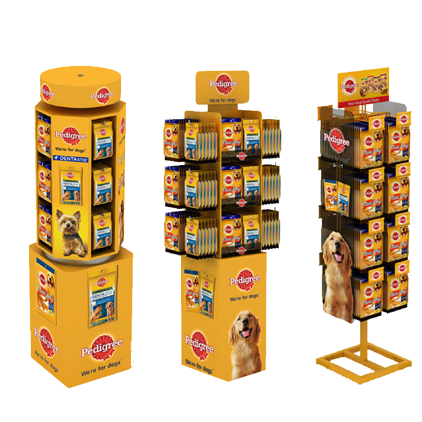 Customizable Pet Food Cardboard Floor Hook Display for Store Display Shelf showcase — view 6