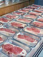 Barquette jetable en PET argentée, boîte pour aliments pour bébés, contenants pour steaks, fruits de mer, fruits et légumes biologiques, prolonge la durée de conservation, réduit la perte