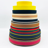 Ruban tissé jacquard en polyester mat rayé, personnalisé en usine, de 1 à 10 cm, pour sacs, vêtements, chapeaux, chaussures, téléphones