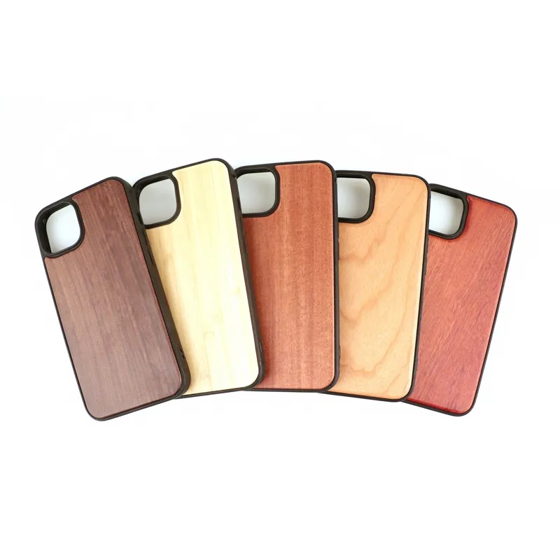 Best Price Real Wood Phone Case Wood Cover Wooden Mobile Phone Case For Iphone 13 14 Or Samsung