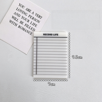 Blocs-notes adhésifs transparents en PET, imperméables, pour marquage, planification, notes, grilles et enregistrements – Idéaux pour la rentrée scolaire