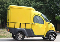 Camion de livraison de marchandises de voiture électrique à 4 roues le moins cher d'usine chinoise à vendre scooter de mobilité fermé