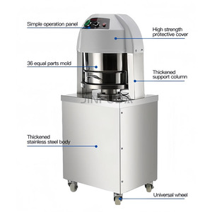 Máquina Divisora de Masa Sin <span class=keywords><strong>Gluten</strong></span> Totalmente Automática, 30 Piezas/Minuto, Cuchillas de Acero Inoxidable 304 para Panadería - Product Image 3