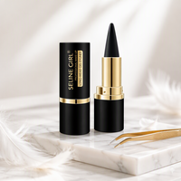 Pensil Eyeliner Padat Matte Tahan Air Anti Luntur Hitam Single Head Eye Liner Gel Pen 4 Warna Grosir