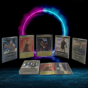 卸売カスタムパーソナライズされたデザイン高品質ホログラフィックフォイルキッズ面白い漫画アニメトレーディングカード - Product Image 2