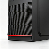 Boîtiers d'ordinateur de taille moyenne fournis par l'usine, boîtiers micro ATX pour bureau, logo personnalisé, panneau latéral ventilé