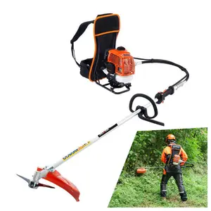 Quality Protection Garden Tools Backpack Brush Cutter Machine 43cc /52cc 2 Stroke Gasoline Engine Brush Cutter