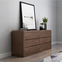 Commode à 6 tiroirs Simple et moderne, meuble de chambre à coucher, salon