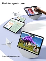 IFacemall Vente en gros Étui multi-plis en cuir PU sur mesure à couverture intégrale pour iPad Pro 11 M4/M5 OEM/ODM Direct Usine Certifié FCC CE