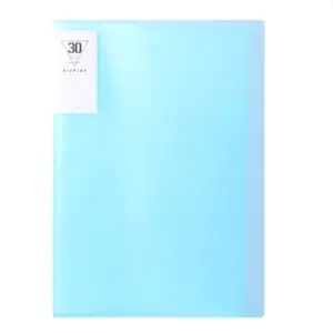30 Pocket Gold Supplier Top Quality Artwork Plastic Sleeves Art Portfolio Display Book Presentation Book Folder