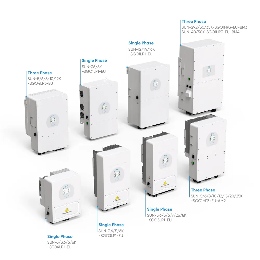 Deye 12Kw 16Kw inversor híbrido solar de alta frequência monofásico para o armazém da UE