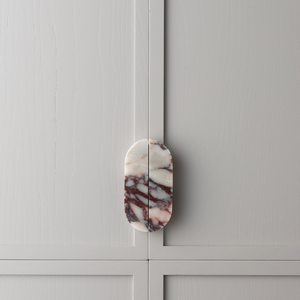 SW STONE 1 Paio di Maniglie per Porte in Marmo Naturale di Lusso 32X8 <span class=keywords><strong>cm</strong></span> per Cassetti, Armadi, Credenze, Ville, Negozi, Decorazione Casa - Product Image 5