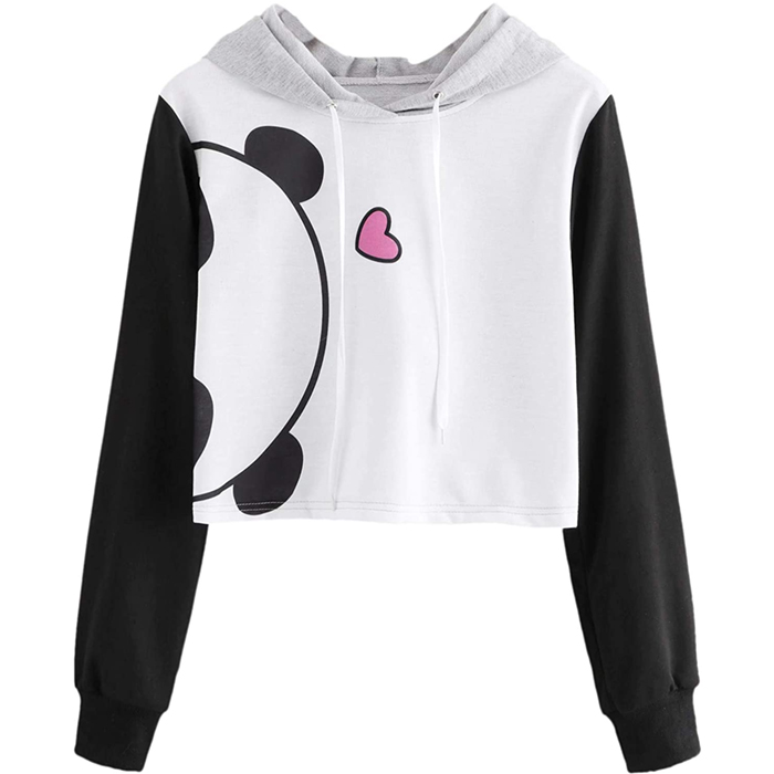 Women Hoodie Girls Cute Print Panda Hoodie Long Sleeve Casual Custom  Sweatshirt Pullover Tops Hoodie - Buy Women Hoodie Cute,Print Panda Hoodie,Custom  Pullover Hoodie Product on Alibaba.com