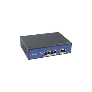 พอร์ต CCTV 4 POE + 2 RJ45 อัปลิงค์ ฟูลกิกะบิต สวิตช์แบบไม่ต้องจัดการ พร้อมฟังก์ชันวอทช์ด็อก - Product Image 1