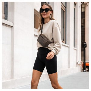Moda Vegan Pu deri kadin Fanny paketi su geçirmez Crossbody kemer bel çantası ayarlanabilir kayış bel çantası kadın erkek için - Product Image 5