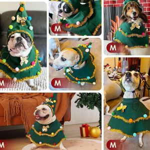Costume de Noël pour chien et chiot, vêtements en polyester style dessin animé mignon pour chat, pour jeu de rôle, fête, accessoire pour animal de compagnie - Product Image 3