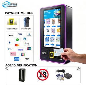 Distributeur automatique intelligent sur pied avec écran tactile de <span class=keywords><strong>32</strong></span> pouces et paiement par carte pour les collations, les boissons et les <span class=keywords><strong>cartes</strong></span> à collectionner - Product Image 3