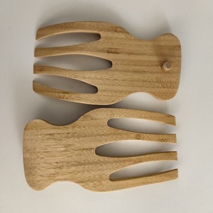 Bamboo <b>Salad</b> Claws 18x10x2.5cm Eco-Friendly <b>Salad</b> <b>Tools</b> For Mixing Stirring - Product Image 1
