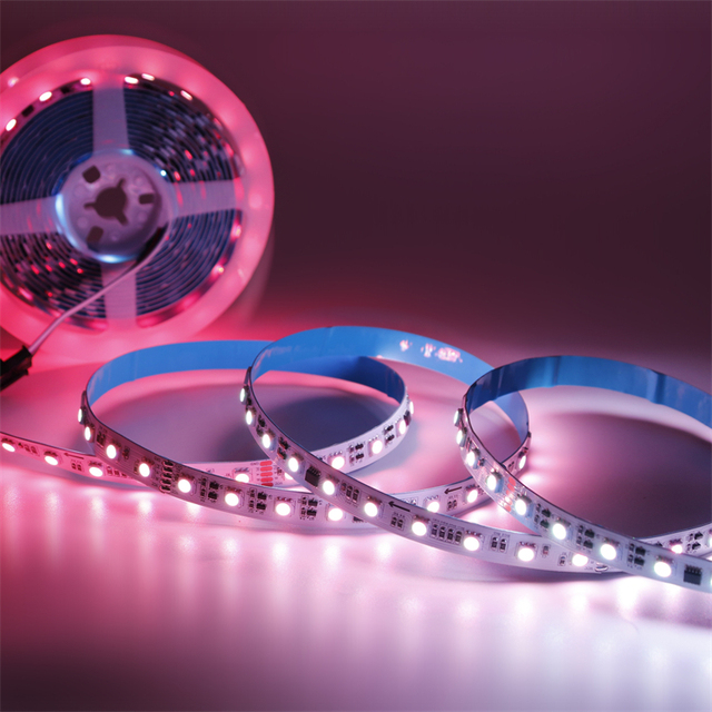 CE ROHS FCC Certified High Quality Landscape Lighting DMX512 Controller 24V RGBW LED Strip with IP65 Rating