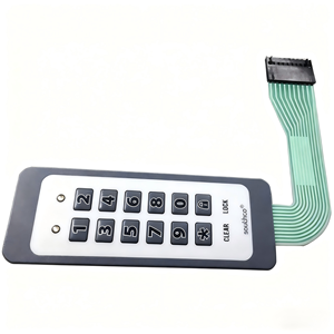 Silk Screen Printing Tactile Single Push Button Membrane Switch <b>Panel</b> - Product Image 1