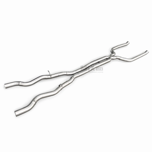 Valvetronic SS304ท่อไอเสียแบบท่อกลางสำหรับ G30 M550i BMW <span class=keywords><strong>2022</strong></span> 4.4T N63ไหลได้สูง V8ไอเสียอัจฉริยะแบบมืออาชีพ - Product Image 3