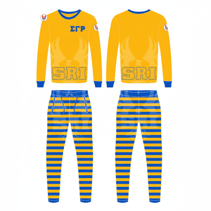 Pyjama en coton pour femme, ensemble de pyjama pour femme, pyjama en coton pour femme, sororité Sigma Gamma Rho - Product Image 1