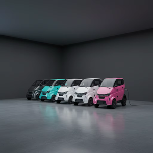 Véhicules électriques à faible vitesse entièrement fermés, nouvelle énergie, passagers, moteur 3000W, batterie au lithium, 45 km/h, charge utile de 100 à 200 kg, urbain 2 - Product Image 5