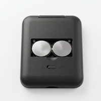 Miroir de maquillage éclairé par LED de voyage compact grossissement 1X/3X emballage de boîte-cadeau de petit miroir portatif pliant portatif à 2 côtés
