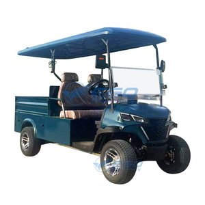 Nouveau véhicule utilitaire de golf vert foncé personnalisable, voiturette de golf électrique deux places, supporté par la Chine, vendu à bas prix - Product Image 2