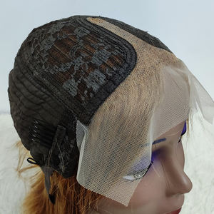 Letsfly parrucche dritte a prezzo molto basso, 100% <span class=keywords><strong>capelli</strong></span> umani #4 #27 parrucche di colore marrone con chiusura in pizzo spedizione rapida - Product Image 6