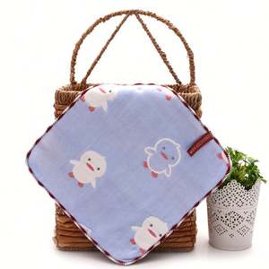 Serviettes pour bébé en gaze de coton pur, douces et absorbantes, 6 couches, 25*25CM, tissées, pour le bavoir, le visage, le bain, le mouchoir pour enfants, salle de bain - Product Image 4