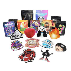 Bolsas Mylar a Prueba <span class=keywords><strong>de</strong></span> Olores con Estampado Personalizado 3,5g Formas Irregulares <span class=keywords><strong>de</strong></span> Corte Troquelado Unico Estilo California - Product Image 5