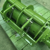 2.5 tonnes 25KN 5511Lbs treuil hydraulique à double rouleau pour grue et équipement de levage de forage