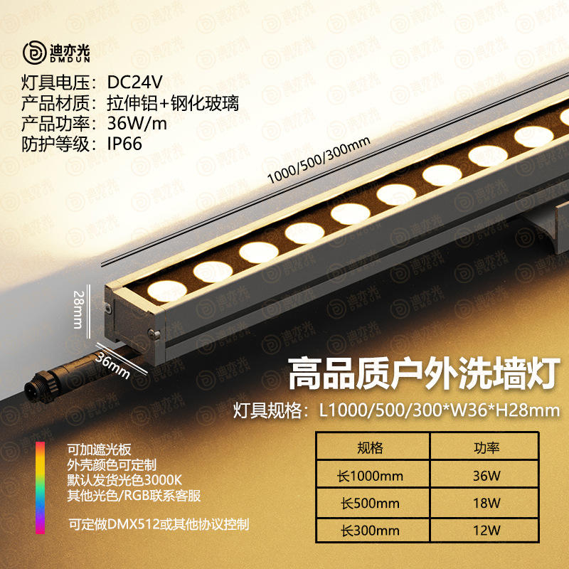 Fonds de projet de distribution élevée -24v(36W)